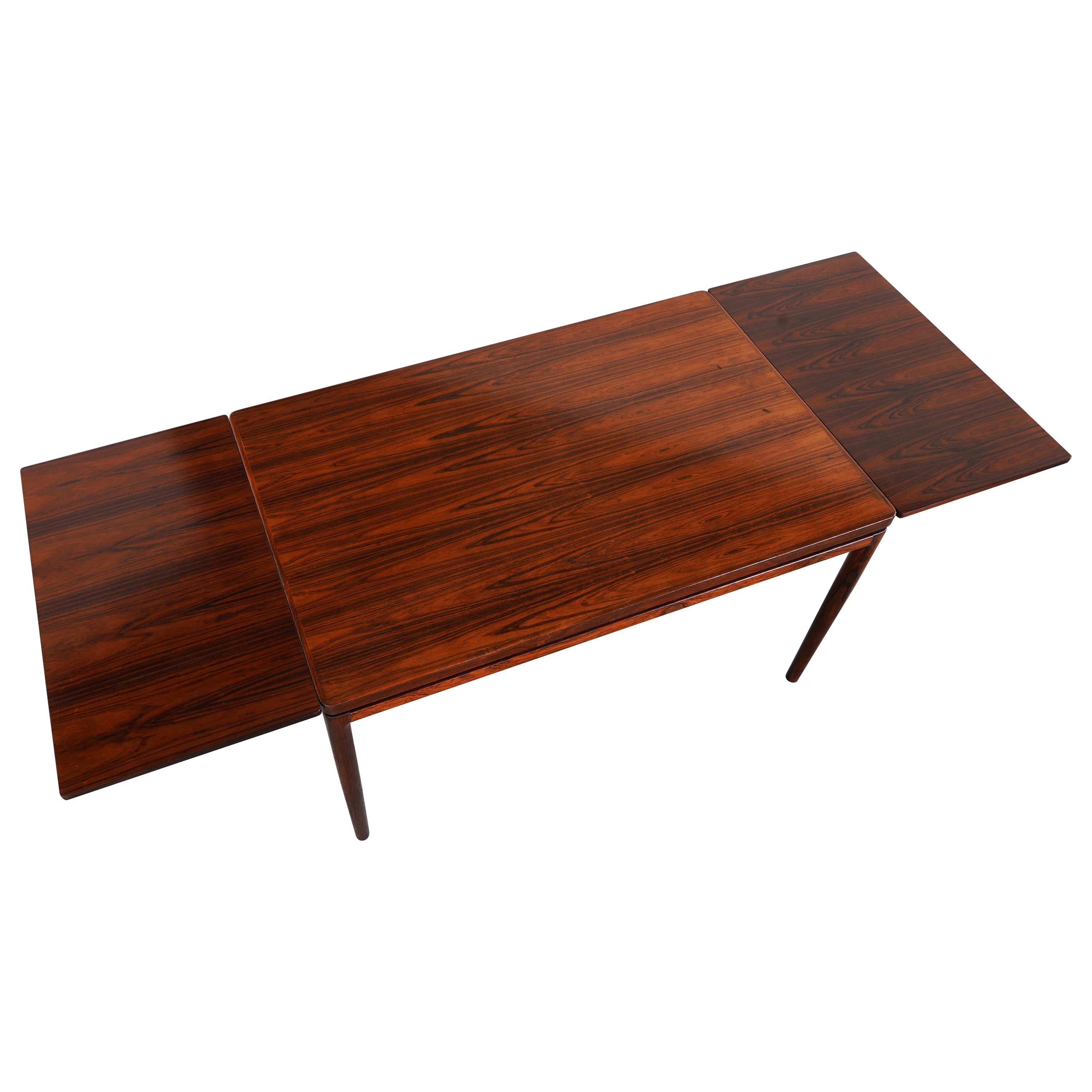 Extendable Dining Table in Rosewood by Johannes Andersen