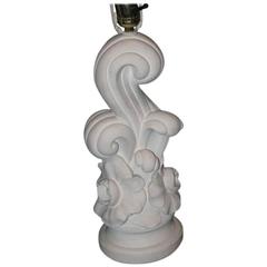 Mid-Century Plaster Lamp 6