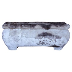 Aged Limestone French Planter