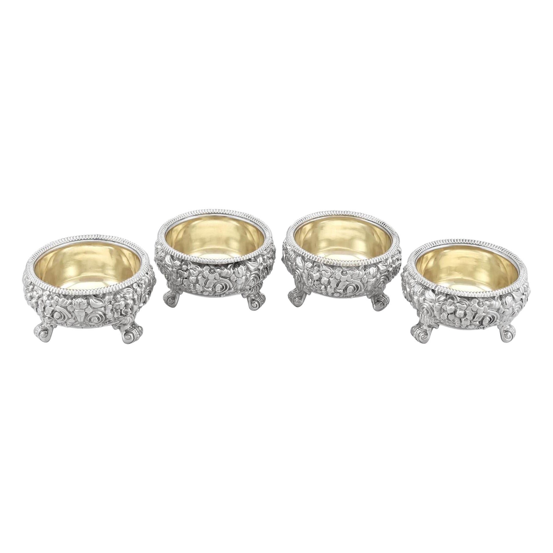 Antique Sterling Silver Salts, 1818
