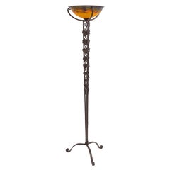 Muller Freres Luneville Cameo Floor Lamp