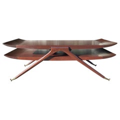 1950's Two Tier Cocktail Table in Style of Ico Parisi
