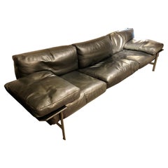  leather Sofa 3 seaters Diesis by Antonio Citterio for BB italia