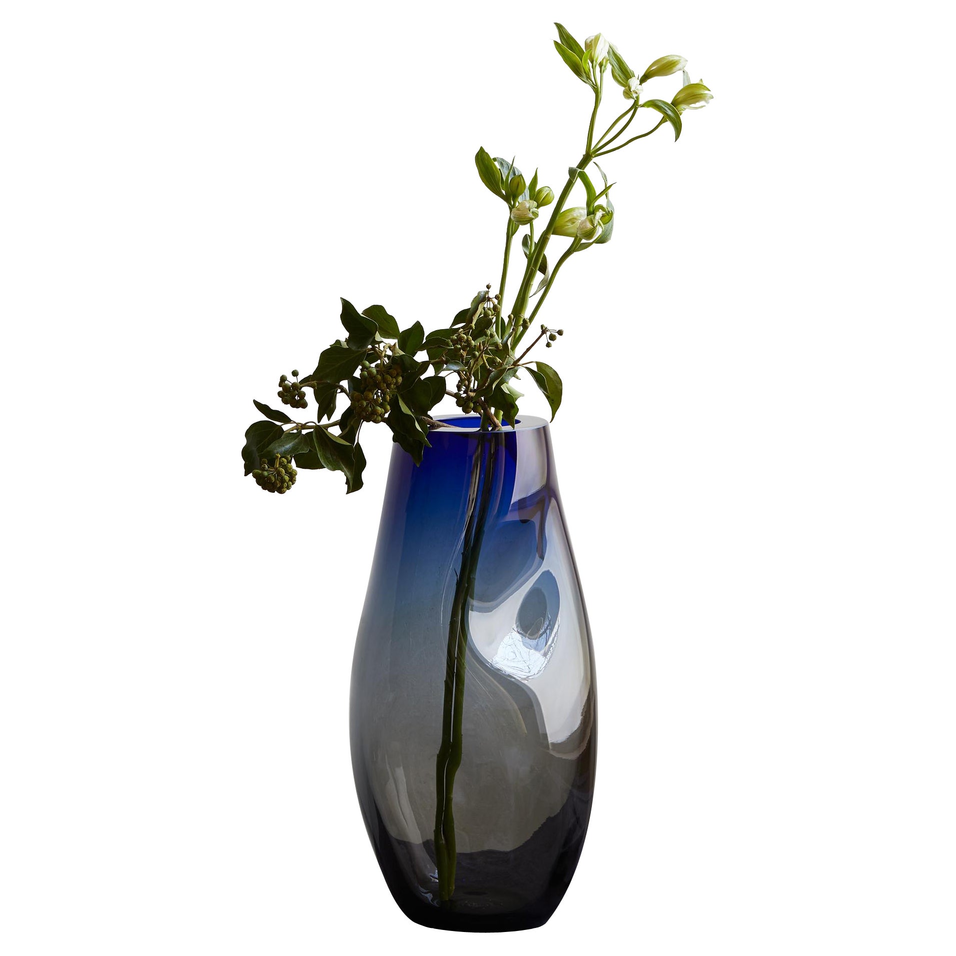Vase I von Supernova, mundgeblasenes Muranoglas, in verschiedenen Farben erhältlich, Größe XL