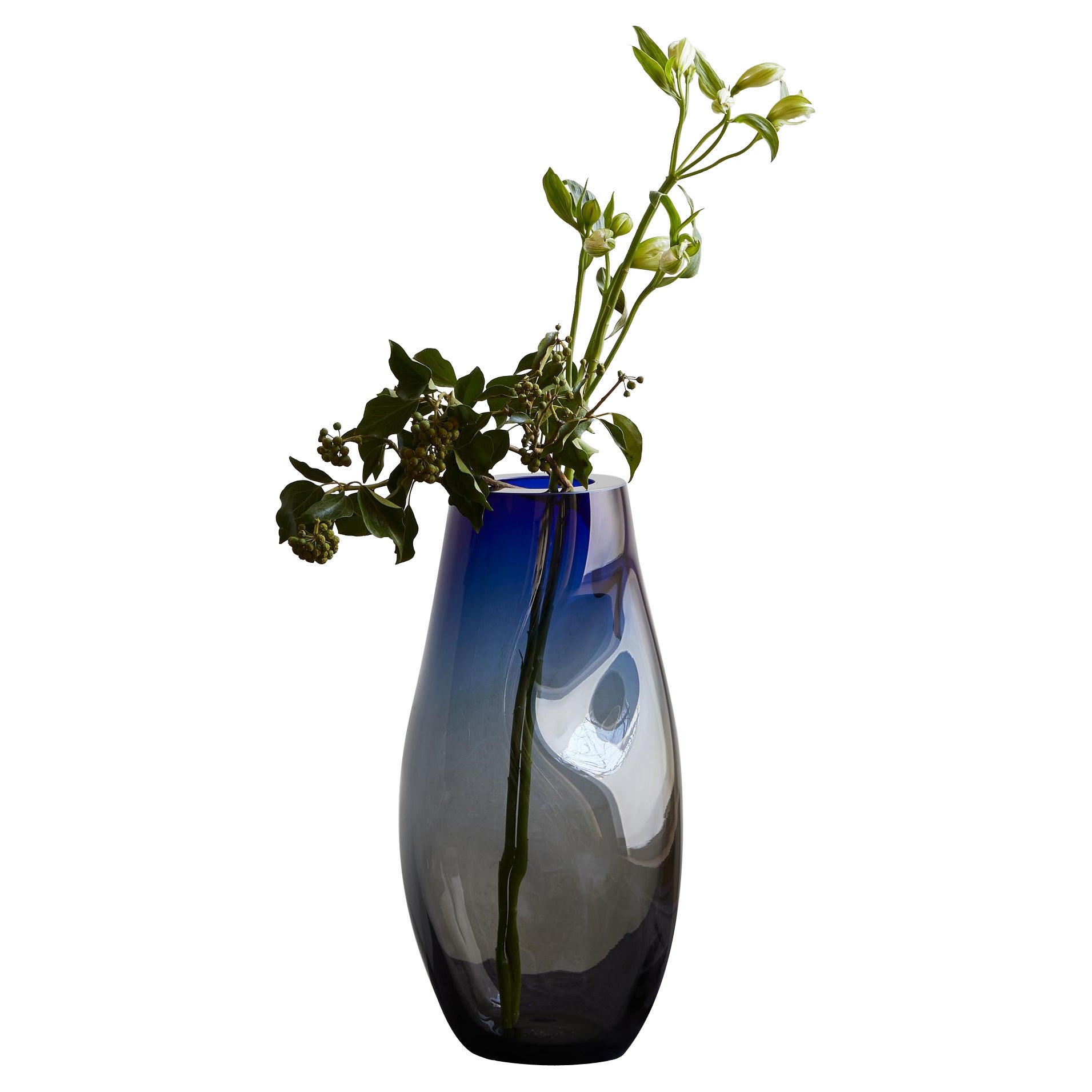 Supernova Vase I, Hand-Blown Murano Glass, Available in Different Colors Size XL For Sale