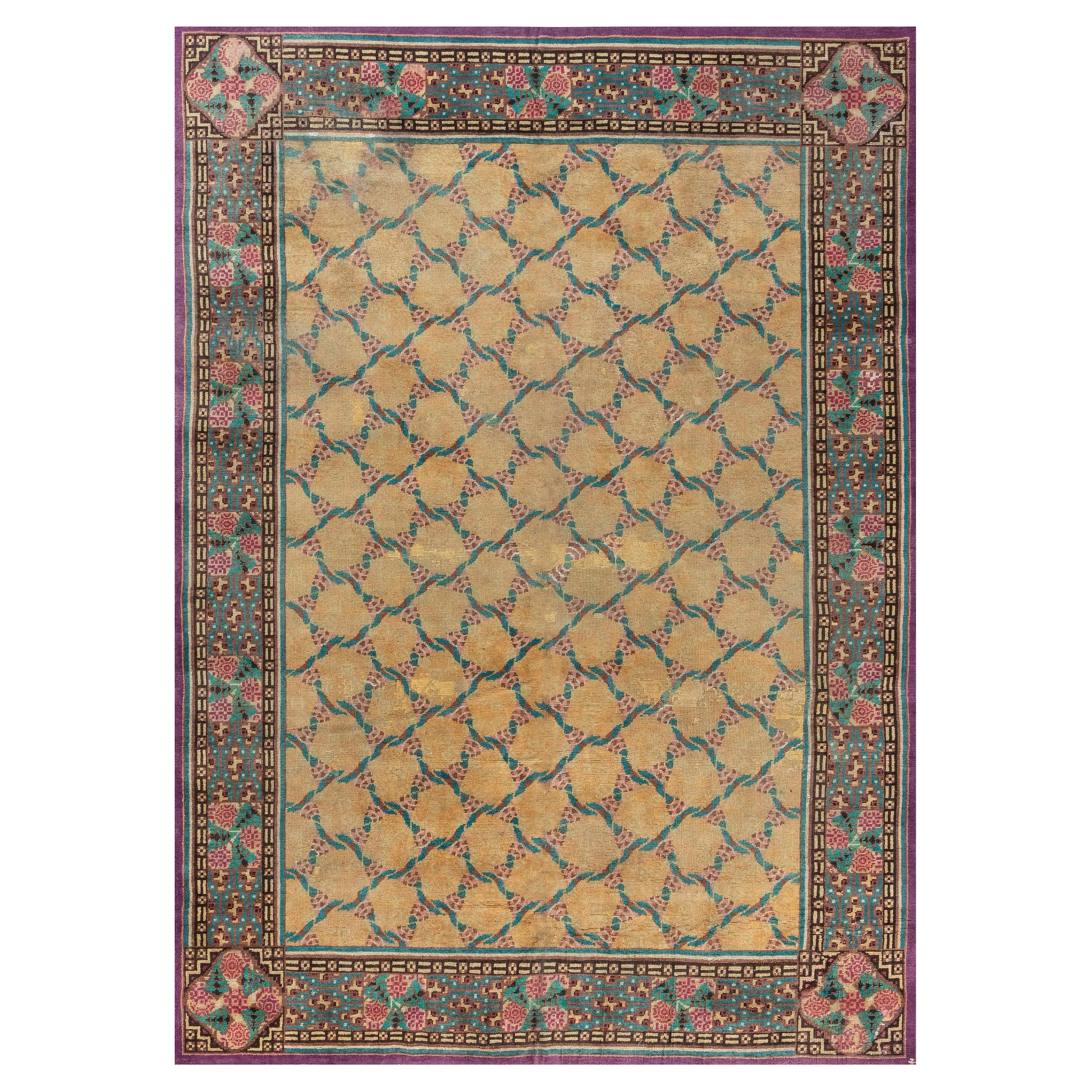 Art Deco Rug by Marion Dorn woven at the Wilton Royal Carpet Factory