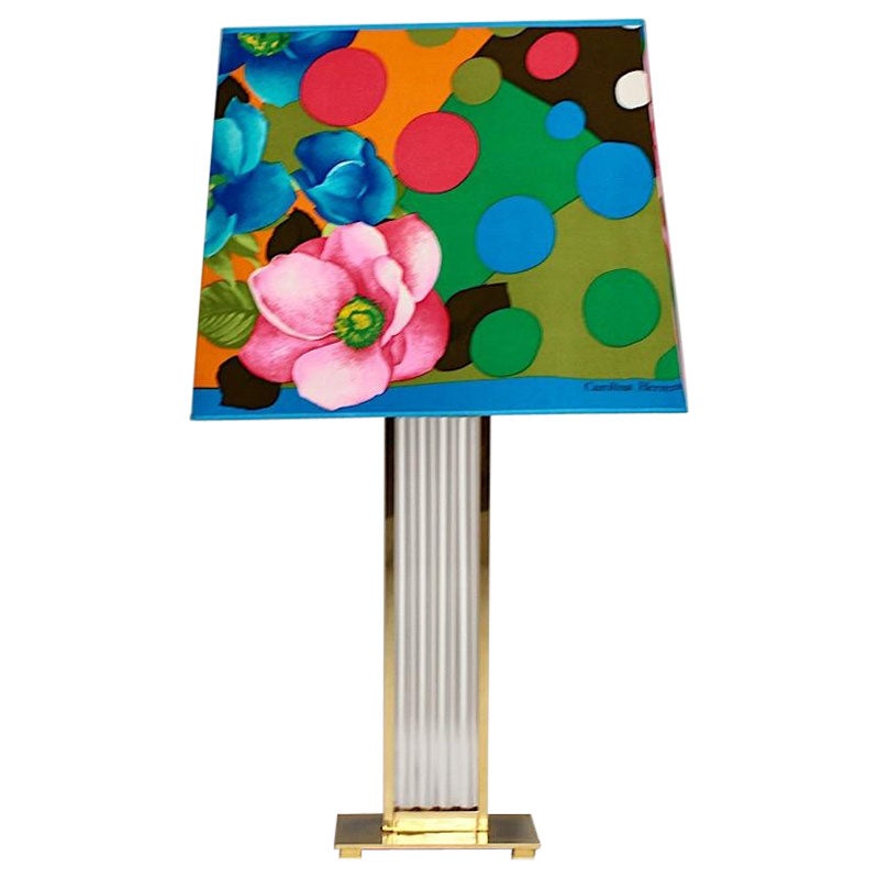 Hollywood Regency Brass Lamp with Parchment Shade For Sale at 1stDibs hollywood regency lamp