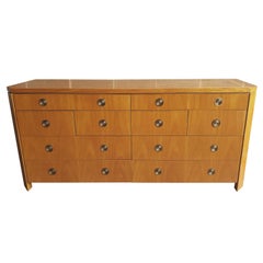 Charles Pfister for Baker  Prima Vera Mahogany Dresser with Satinwood Top