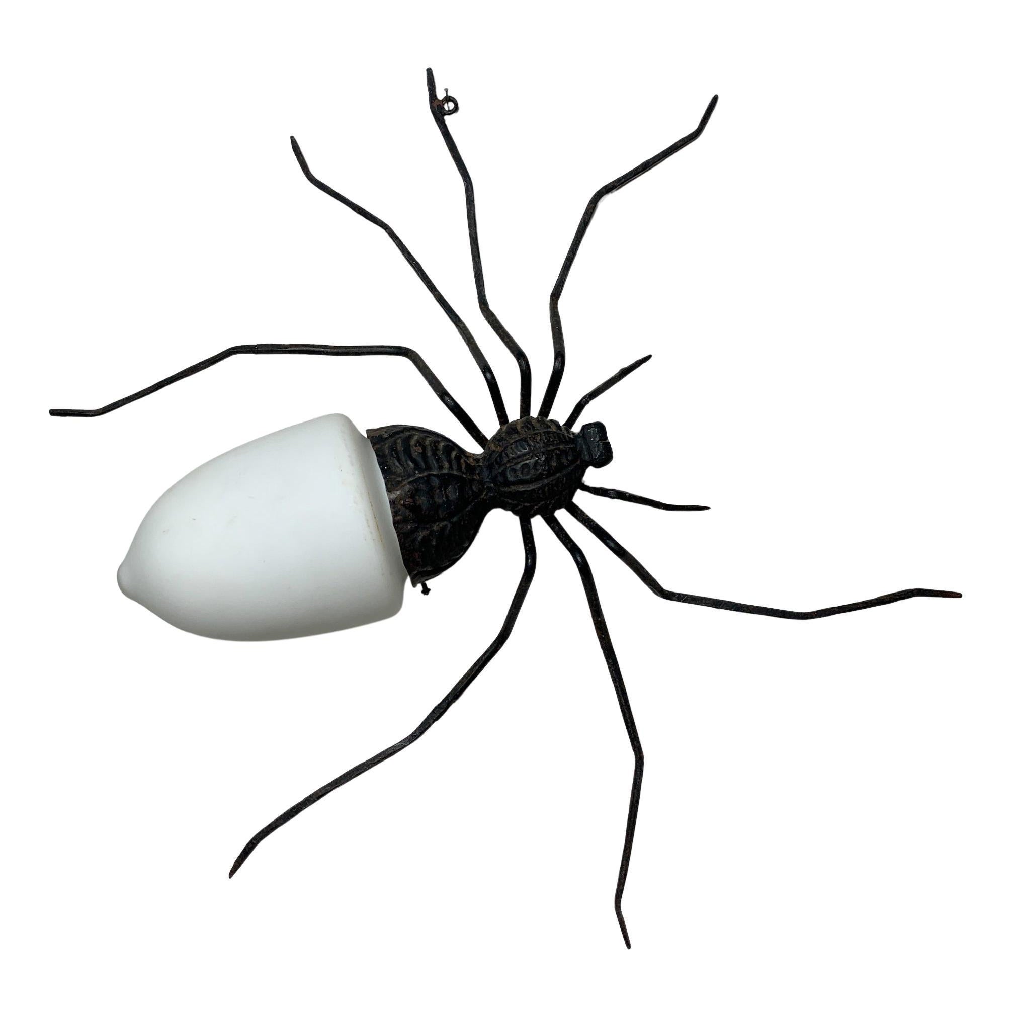 Mid-Century Black and White Brutalist "Spider” Light Italy 1950’s For Sale