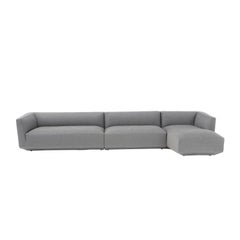 Amura 'Panis' Sectional in Gray Fabric by Emanuel Gargano & Anton Cristell