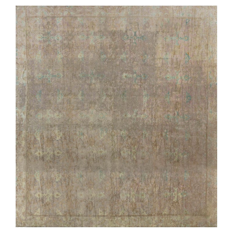 Doris Leslie Blau Collection Oversized Vintage Chinese Handmade Wool