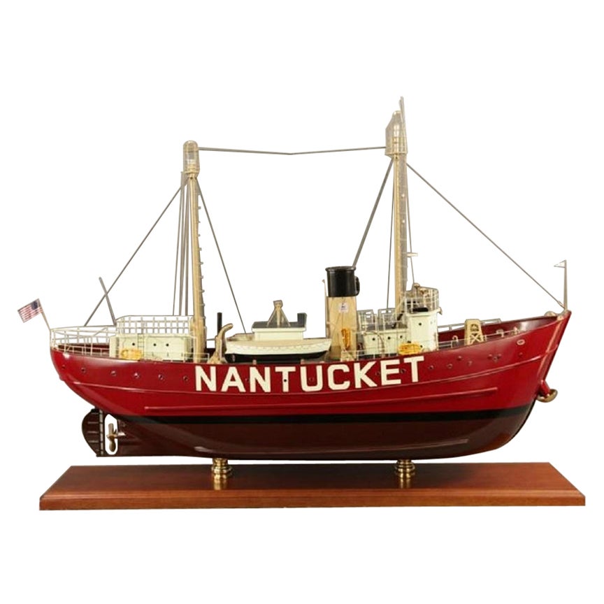 Four Foot Model of Nantucket Lightship
