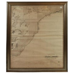 Imray Ocean Chart of the Coast of Brazil 1876