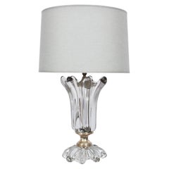 Art Vannes French Crystal Table Lamp, circa 1950