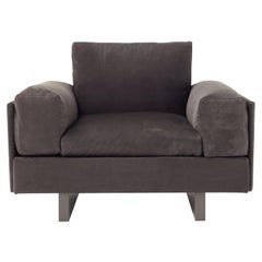 Amura 'Tau' Sofa in Dark Leather by Emanuel Gargano