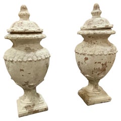 17th Century Pair of Terracotta Urns