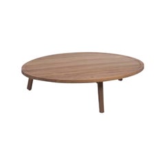 Tavolino in noce americano laccato naturale Gervasoni Gray 46 di Paola Navone