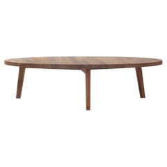 Tavolino in noce americano laccato naturale Gervasoni Gray 49 di Paola Navone