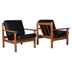Poul Volther for Frem Røjle, Pair of Lounge Chairs Oak