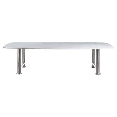 Gervasoni Next 236 Table with Concrete Base and Carrara Marble Top by ...