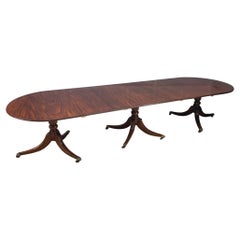 Stunning 19th Century Triple Pod Dining Room Table
