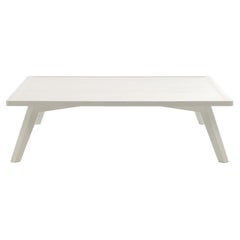 Gervasoni Gray 56 White Lacquered Oak Coffee Table by Paola Navone