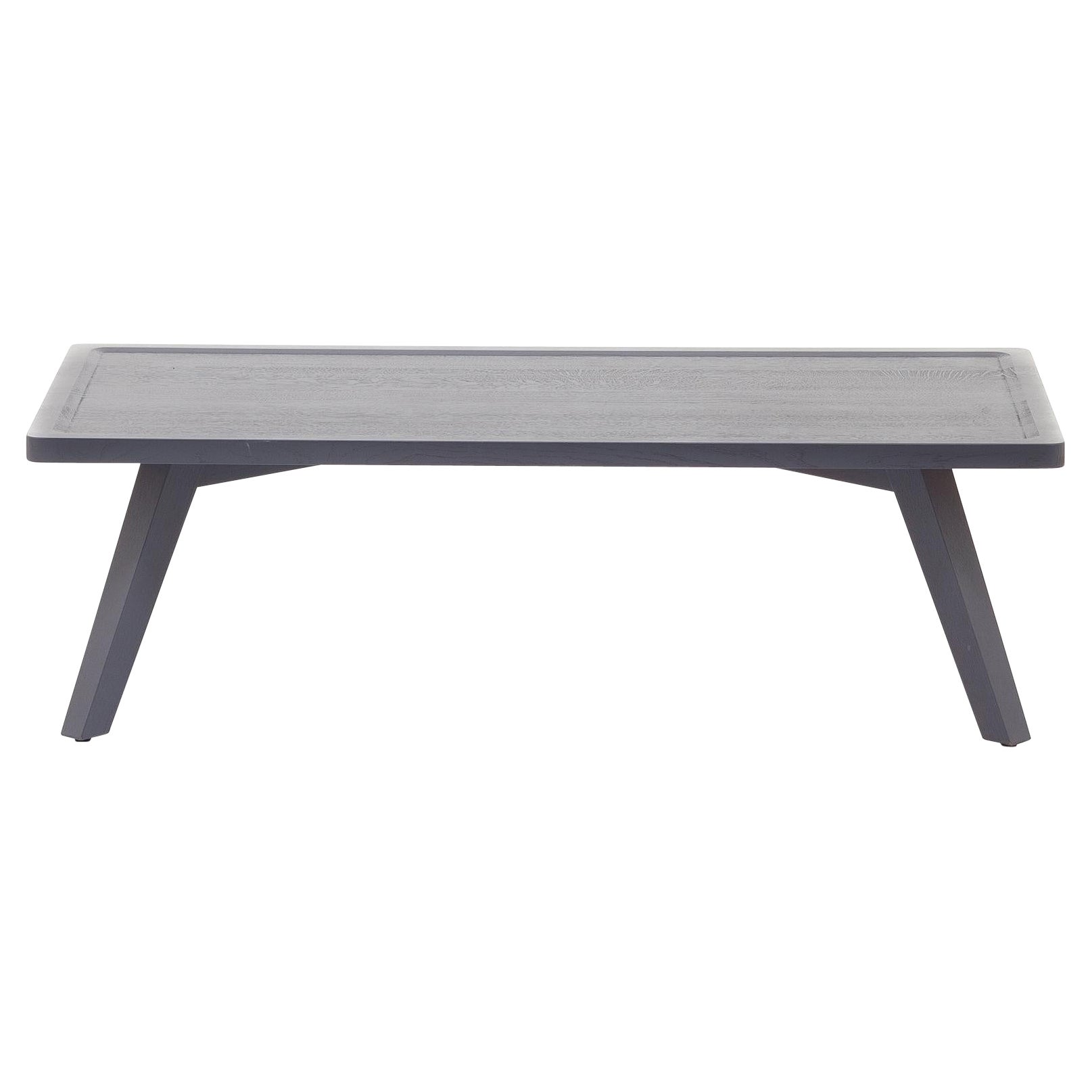 Storm Grey Lacquered Coffee Table at 1stDibs