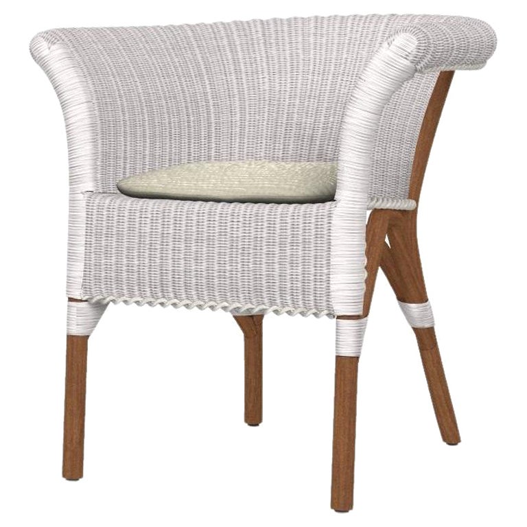Gervasoni Weekend Armchair in Woven Malacca Frame with Cushion by Paola Navone