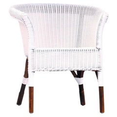 Gervasoni Weekend Woven Malacca Frame Armchair without Cushion by Paola Navone