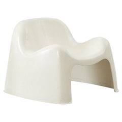 Vintage Sergio Mazza Toga Fibreglass Chair for Artemide, Italy, 1968