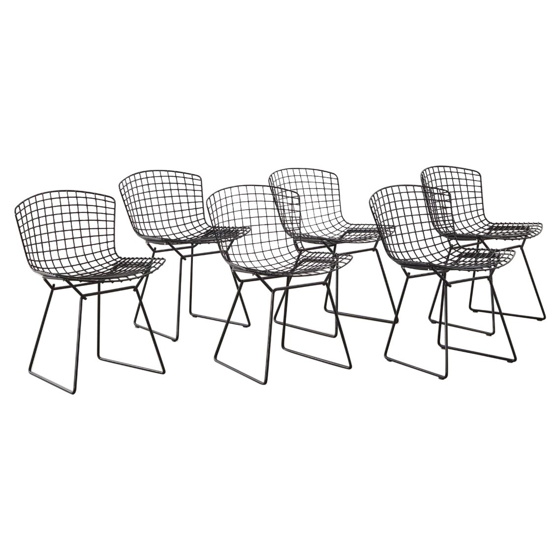 Harry Bertoia, Set of Six Chairs for Knoll USA, 1952