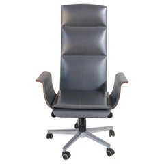 Mariani Wing Executive Office Chair by Luca Scacchetti Italy