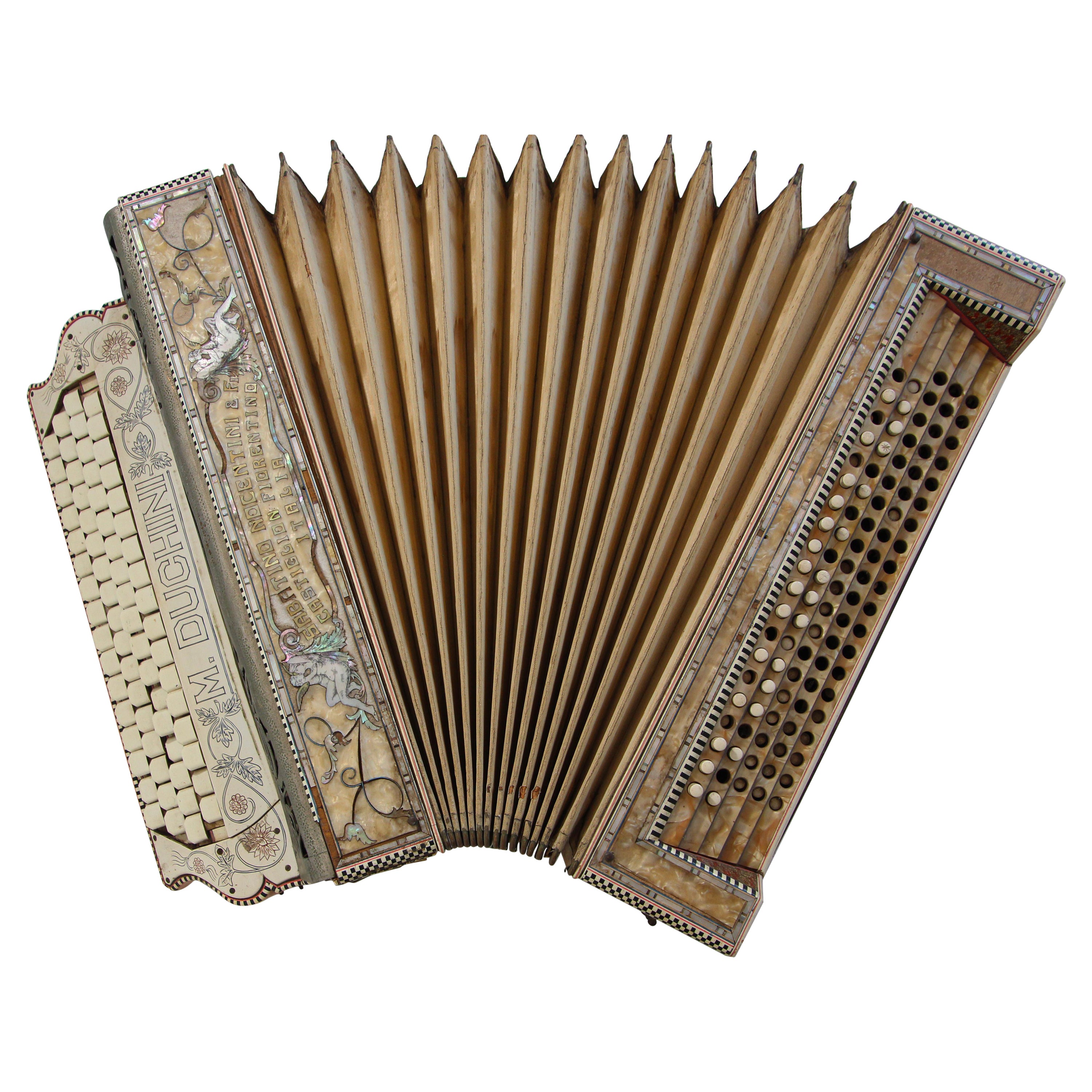 Accordion by Sabatino Nocentini & Figli Made in Florence, Italy For Sale