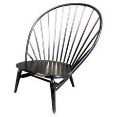 Chaise suédoise du milieu du siècle à dossier en fuseau Peacock Chair