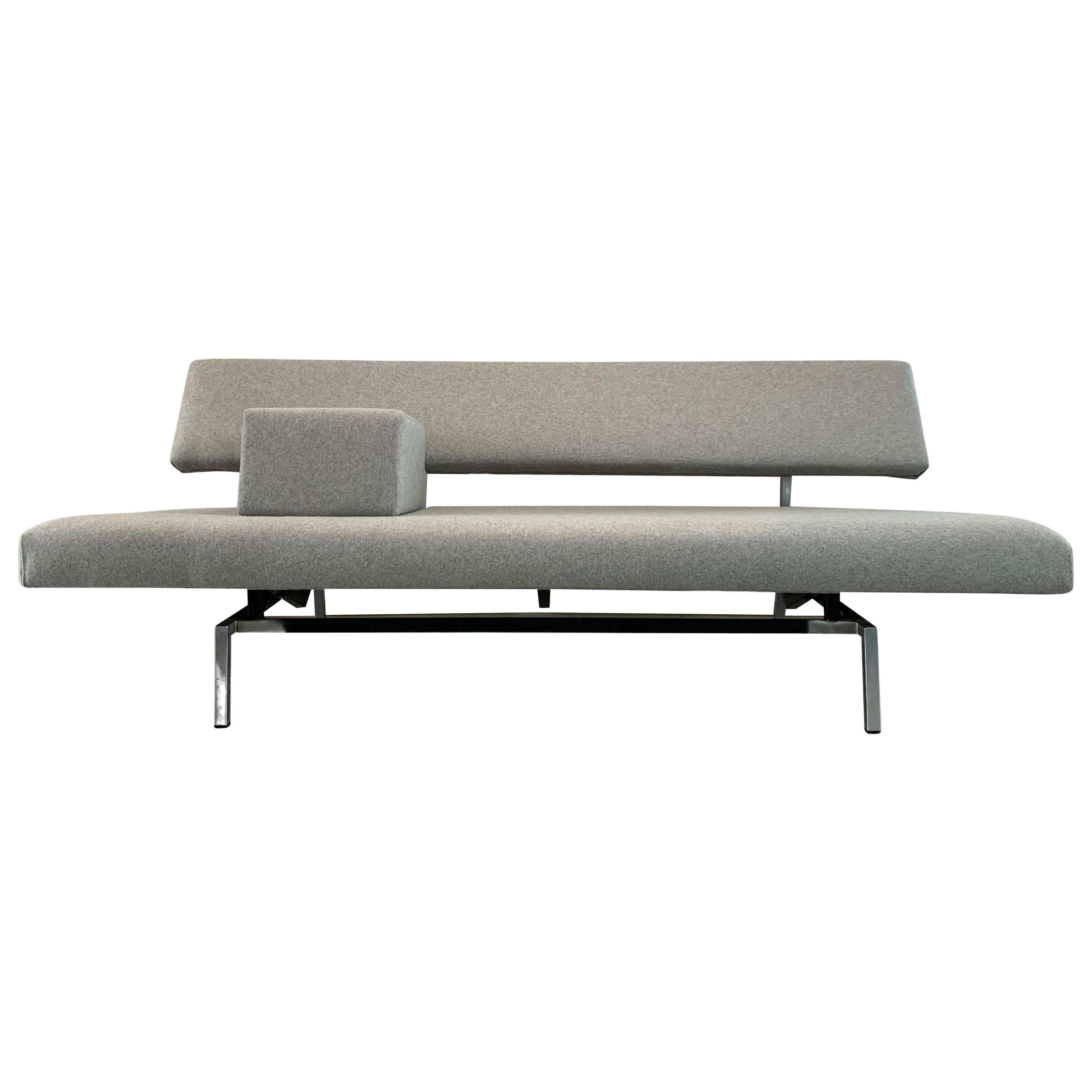 Martin Visser Sofa BR03, 1960s, Vintage, Grey, Reupholstered