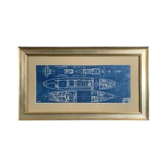 Cox and Stevens Blueprint of Yacht Robador