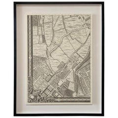 Framed Map of London Park
