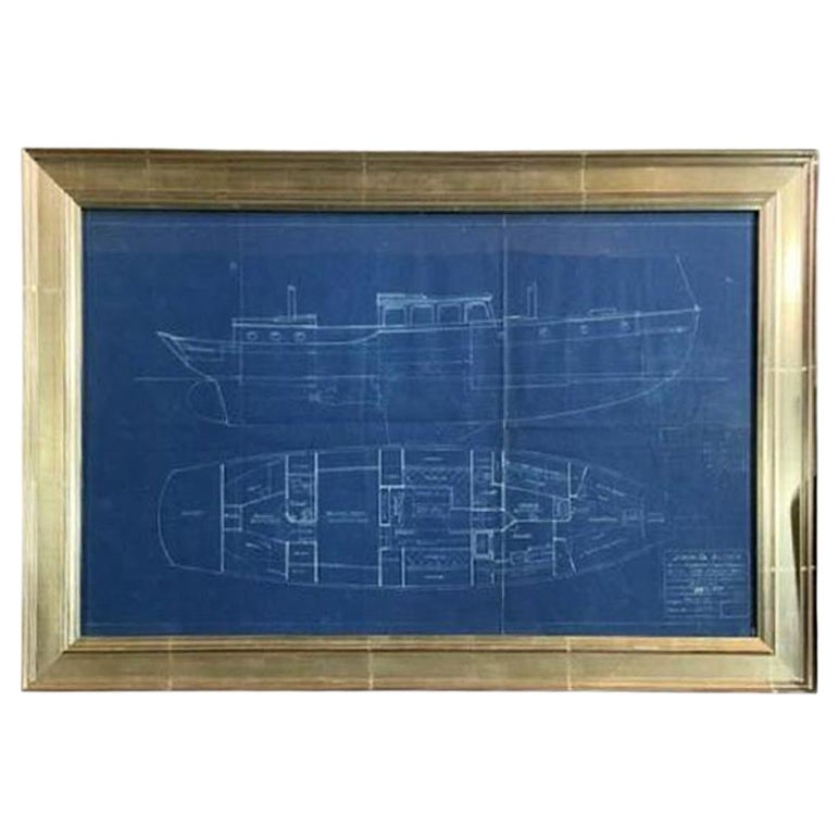 John Alden Blueprint, Jan 14 1929 For Sale