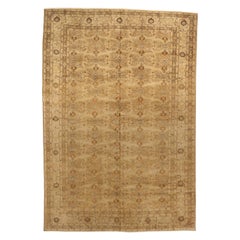 Antiker persischer Teppich Varamin-Design