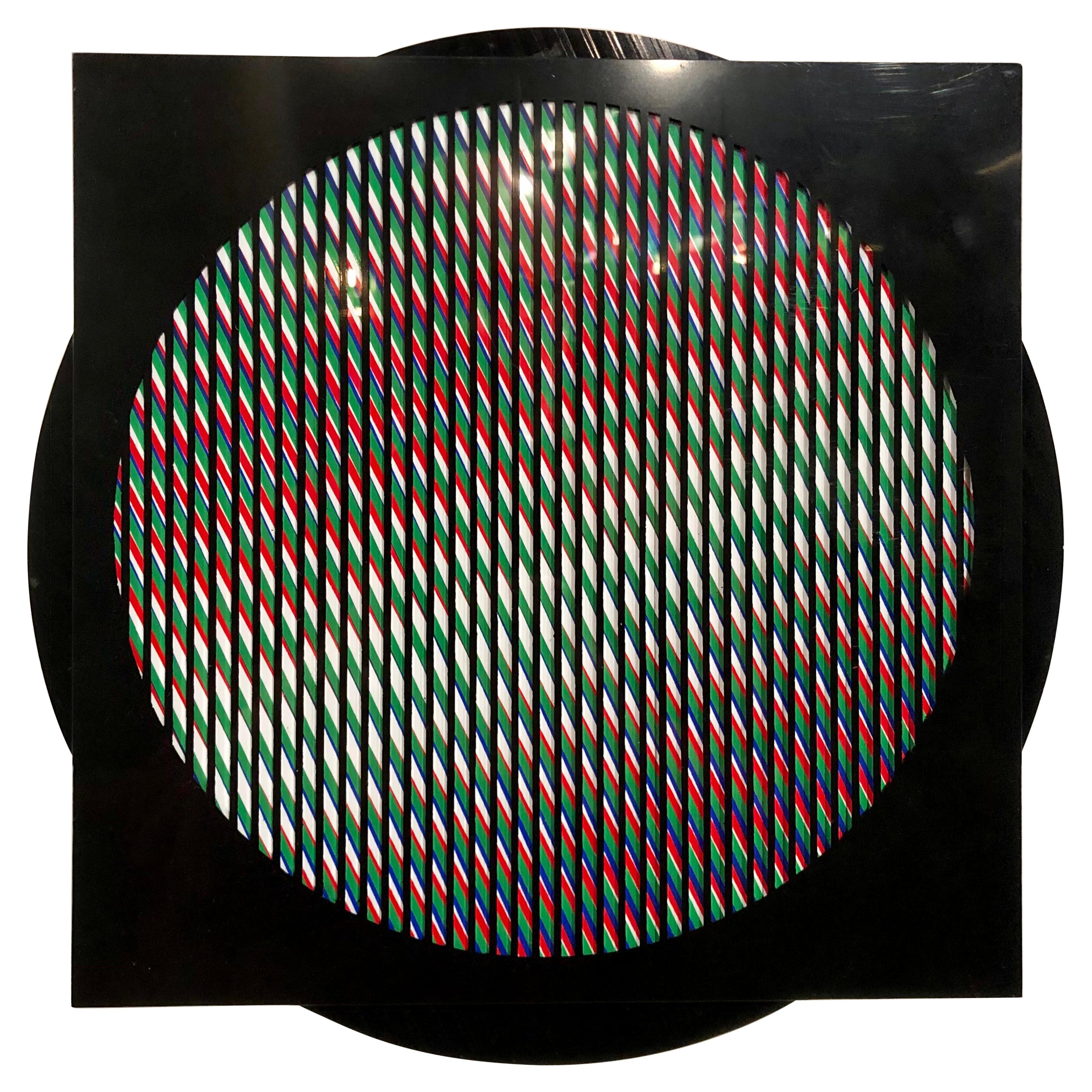 Mid modern century Kinetic work of art  by Carlos Cruz -Diez