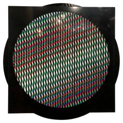 Mitte des modernen Jahrhunderts Kinetisches Kunstwerk von Carlos Cruz-Diez