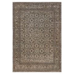 Tapis persan ancien Tabriz Botanic fait à la main Doris Leslie Blau