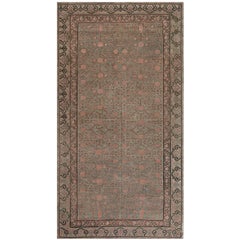 Vintage Samarkand 'Khotan' Botanic Handmade Wool Carpet