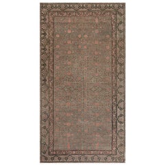Doris Leslie Blauer Vintage Samarkand Khotan Botanic Handgefertigter Wollteppich