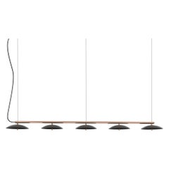 Signal Linear Pendant, by Souda, Extra Long, Black & Copper, Made to Order