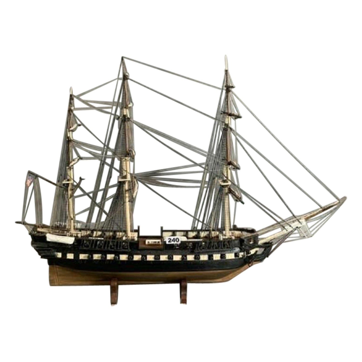 Antique Model of the USS Constitution at 1stDibs