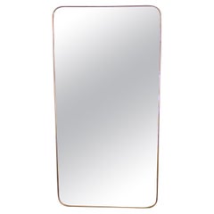 Italian Brass Framed Vintage Mirror