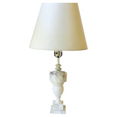 Italian Neoclassical Marble Urn Table or Desk Lamp