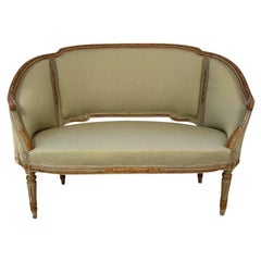 Bergre-Sofa im Louis-XVI-Stil, Mitte des 19. Jahrhunderts, Frankreich