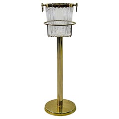 Brass Champagne & Ice Bucket Stand